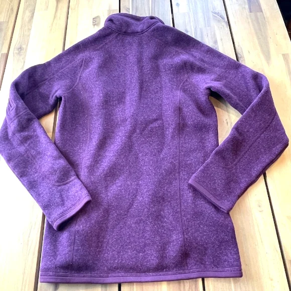 Patagonia Womens Purple Quarter-Zip Better Sweater Fleece Lined Pullover Size Xs - Picture 2 of 4